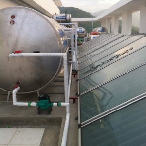 Hệ thống máy nước nóng năng lượng mặt trời Bệnh Viện Tâm Trí – Nha Trang